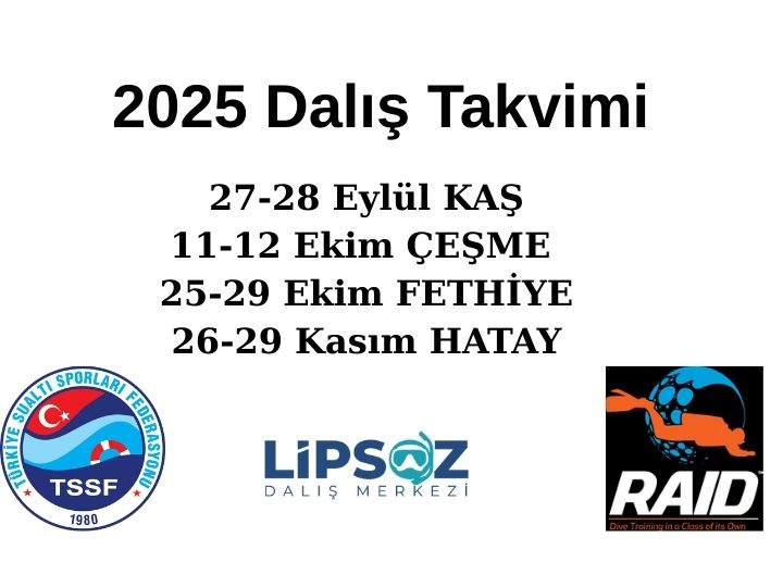 2025 DALIŞ TAKVİMİ